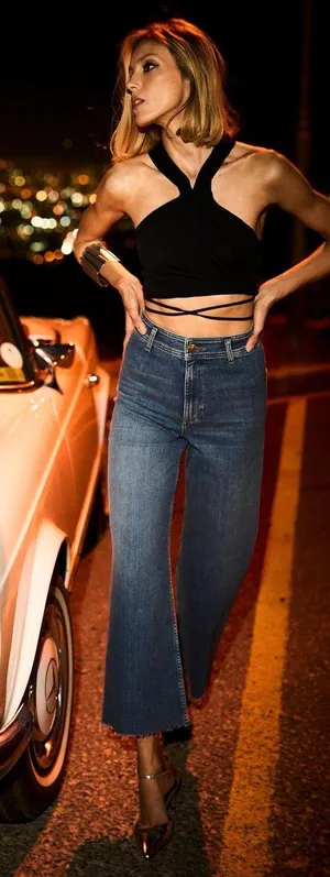 ZARA Marine High Rise Jeans thumbnail 1