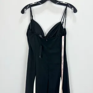 Lulus Elisha Black and White Sleeveless Maxi Dress Formal Evening XL NWT thumbnail 11