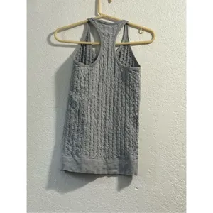 Athleta EPITOMIZE TANK Top Shirt quilted heather gray S thumbnail 5