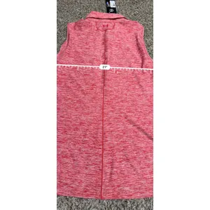 Under Armour Ole Miss Rebels HeatGear Sleeveless Polo Red Heathered Womens XL thumbnail 6