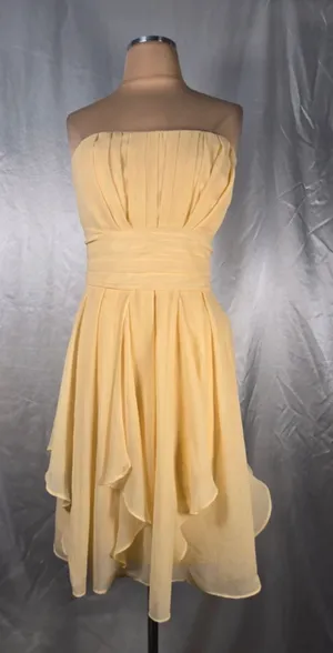 David’s Bridal Strapless Dress thumbnail 1