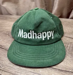 Madhappy green baseball hat thumbnail 1