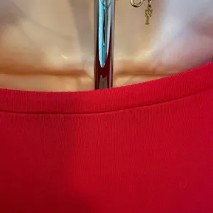 Beautiful Gold Necklace with a Ruby Colored Stone thumbnail 3