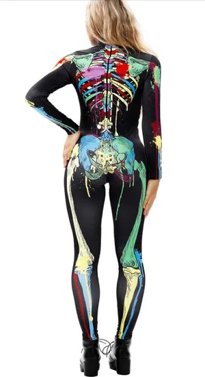 Skelton body suit Multiple Size L thumbnail 5