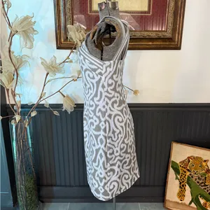 Gretchen Scott Ikat Cutout Strappy Back Sheath Dress ~ Size XS 🧡🍄 thumbnail 5
