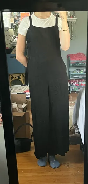 american eagle black jumpsuit thumbnail 1