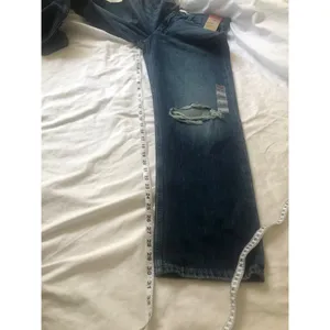Levi’s Low Pro Mid Rise straight leg blue jeans size 30 thumbnail 8