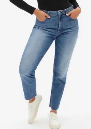 Everlane The Curvy Cheeky Raw Hem Crop‎ Jeans Sz 30 thumbnail 1