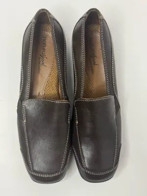 Natural Soul By Naturalizer 'Camelia'Brown Leather Loafers Size 7M thumbnail 2