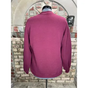 sweatshirt anytime hot stuff pizza maroon blue embroidered 1990s thumbnail 5