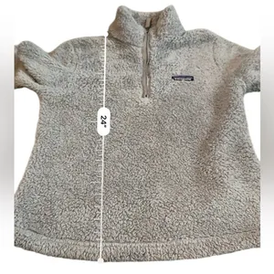 Patagonia Los Gatos‎ Fuzzy Jacket Women’s Size Small Gray 1/4 Zip Long Sleeve thumbnail 8