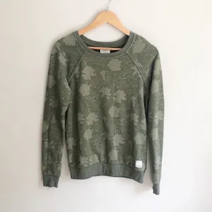 Maaji Sleek French Terry Crewneck Sweatshirt Olive Green Size Small thumbnail 3