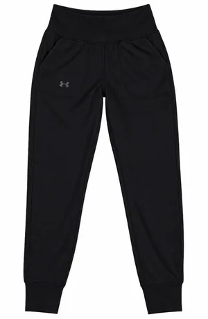 under armour black fitted womens joggers sweatpants xs thumbnail 1