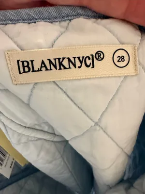 Blank‎ NYC quilted denim skirt Size 28 NWT thumbnail 5