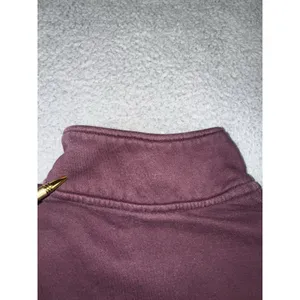 Nike Quarter Zip Pullover Women S Burgundy Black Colorblock‎ Fleece Mock Neck thumbnail 6