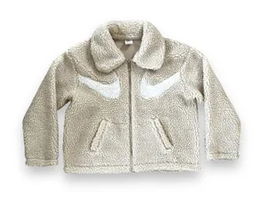 EUC Sportswear Swoosh Full Zip Jacket Sail Off White thumbnail 2