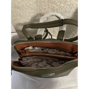 NIB Travel In Chic Green backpack purse thumbnail 4