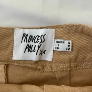 Princess Polly Carter Skort‎ Beige Khaki Mini Skirt Asymmetrical Button Party 0 thumbnail 5