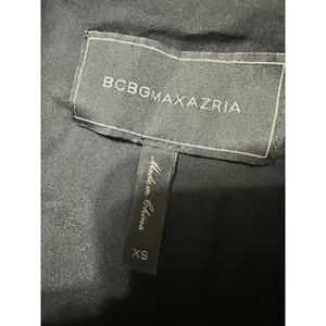 BCBGMAXAZRIA Harrison Mixed Print Bomber Jacket - Blue & Tan Abstract‎ - XS thumbnail 8