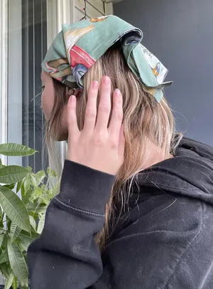 girls bandana Green thumbnail 3