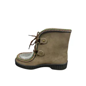 VTG Mukluk Sherpa Lined Gum Sole Winter Warm Boots USA Made Boho Hippie Size 7 thumbnail 9