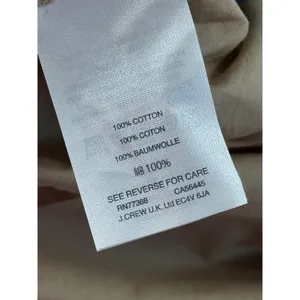 J Crew Tan Utility Button Front Shirt Long Sleeve 100% Cotton Size 4‎ thumbnail 6