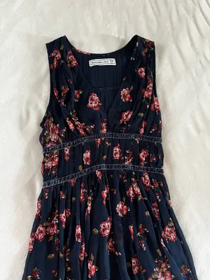 Abercrombie Dress Navy Mini Floral thumbnail 2