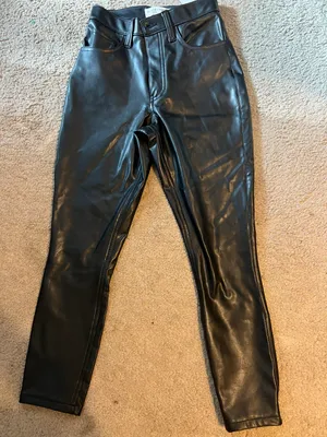 Abercrombie Vegan Leather Pants thumbnail 3