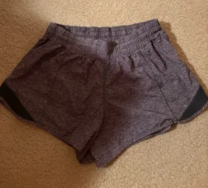 Grey Lululemon Shorts Hotty Hot thumbnail 1