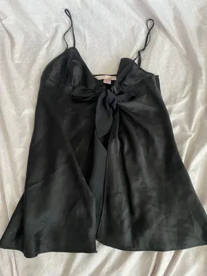 Y2K Victoria Secret black tank top thumbnail 3