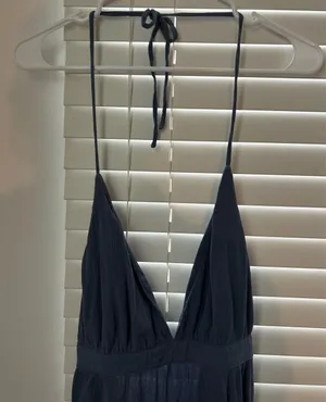 Shop Priceless Blue summer dress thumbnail 2