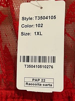 SBetro Plus 1XL Red Lace Overlay Puff Sleeve Sweetheart Mini Dress Coquette NWT thumbnail 11