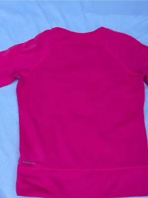 Nike Women's Hot Pink Therma Crew Sweatshirt thumbnail 5
