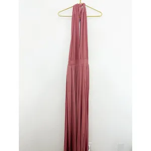 Free People Beach Dani Convertible Jumpsuit Size Medium Pink Maeve Wide Leg Boho thumbnail 4