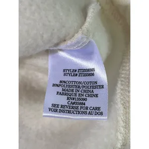 Z Supply Womens‎ Cream Ribbed Collar Fleece Pullover Sweatshirt ZT233836S Size S thumbnail 3