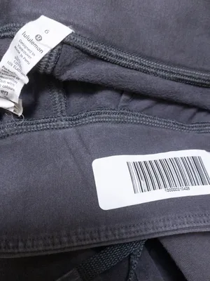 Lululemon Ready to Fleece Jogger 6 Graphite Grey Pima Cotton Stretch Legging thumbnail 5