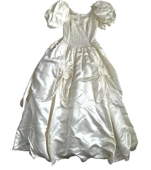 Vintage Jessica McClintock Bridal Wedding Dress thumbnail 1