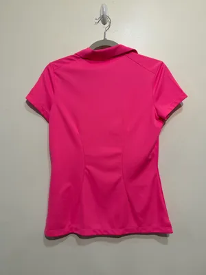 Nike Golf Tour Performance Dri-FIT Hot Pink Polo Shirt Women’s Size Small thumbnail 5