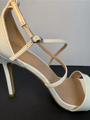 Mix No. 6 Women's Strappy High Heel Sandals in Cream thumbnail 3