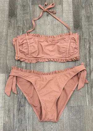 Xhilaration Dusty Rose Bikini thumbnail 2