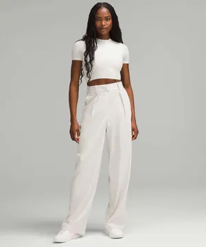 Lululemon Pleat-Front High-Rise Wide-Leg Trousers thumbnail 4