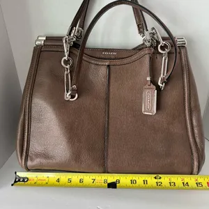 Coach Brown Leather Women's Bag thumbnail 11