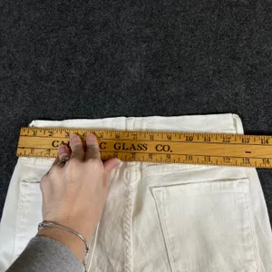 Frame Denim Le Skinny de Jeanne Jeans Blanc White Stretch Skinny Size 26 thumbnail 8