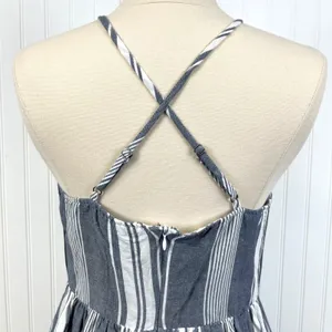 Abercrombie & Fitch Sundress Womens Medium‎ Square Neck Summer Beach Coastal thumbnail 8