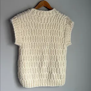 NEW Anthropologie English Factory Chunky Sweater Vest Small thumbnail 3