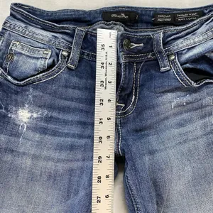 Miss Me Jeans‎ Women's Size 26 signature ankle skinny Denim Embellished Pockets thumbnail 5