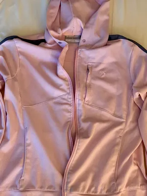 Dunlop women's pink activewear jacket size large with hood thumbnail 13