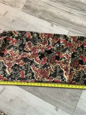 Free people goddess lounge pants size s satin x-wide leg floral paisley print thumbnail 10