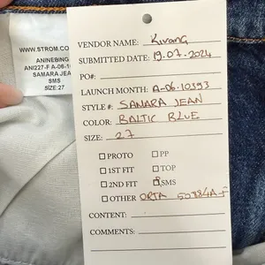 ANINE BING *Sample* Samara Denim Baltic Blue Jean Size 27 thumbnail 11