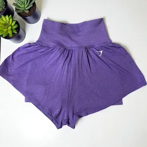 Gymshark Sport Shorts Purple Workout Running High‎ Waist Athletic Apparel 2-XS thumbnail 3